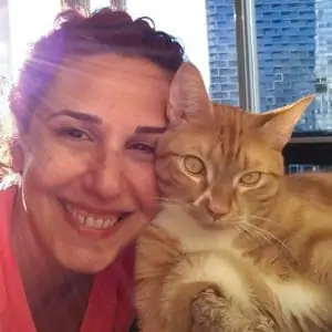 rescue-cat-sunbathing-with-cat-sitter-Doaa
