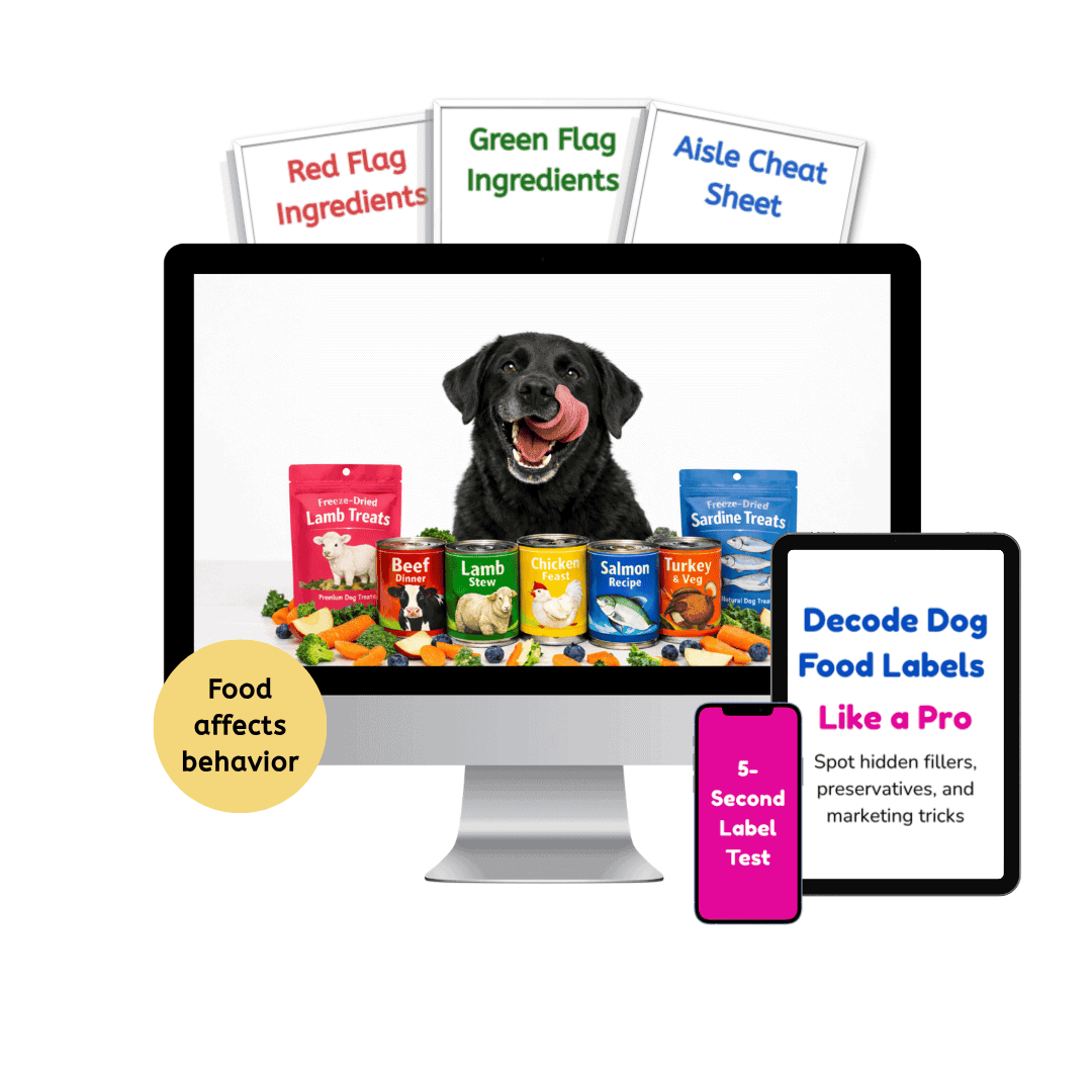 dog food ingredient decoder mockup