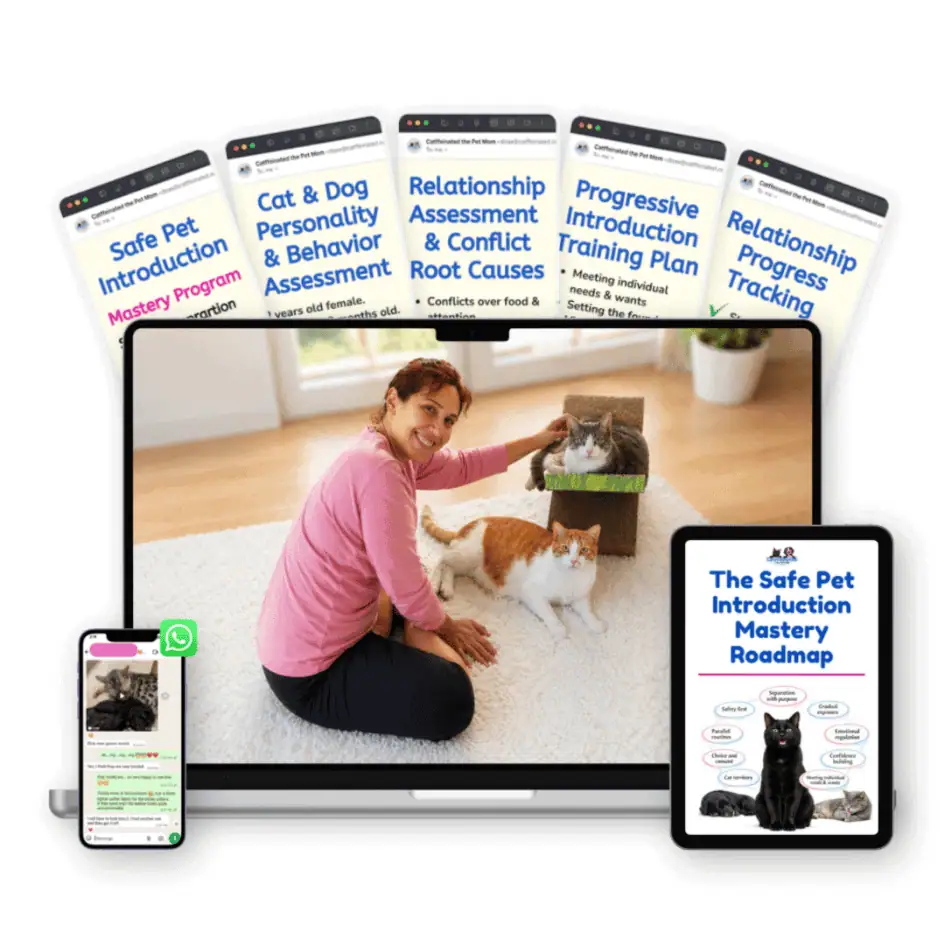 pet introduction training program mockup