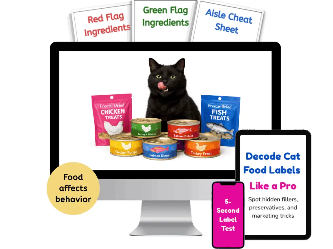 cat food ingredient decoder mockup