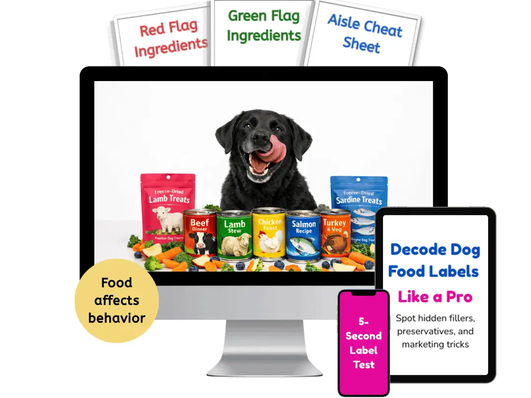 dog food ingredient decoder mockup