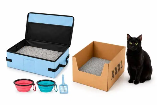 cat travel litter boxes