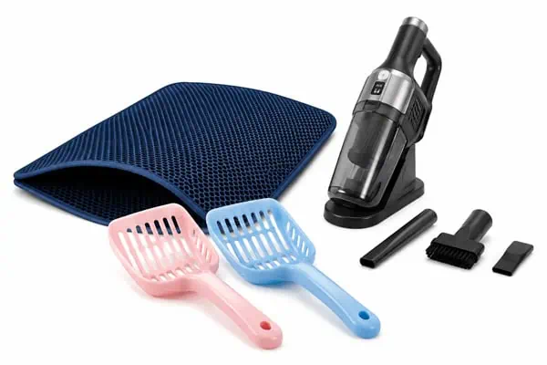 litter box cleaning essentials